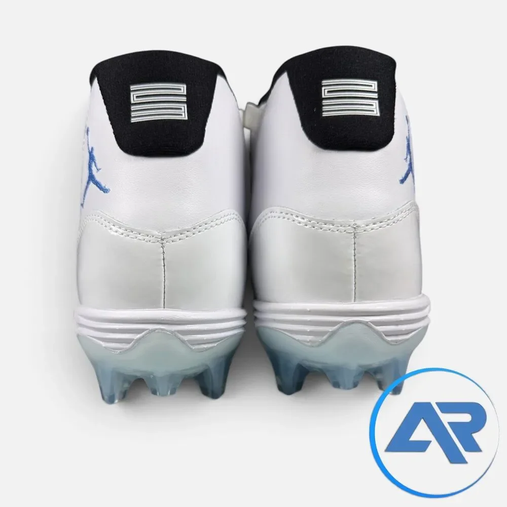 Nike Air Jordan 11 Mid TD Men's Size 9.5 Football Cleats Legend Blue HM7324-104
